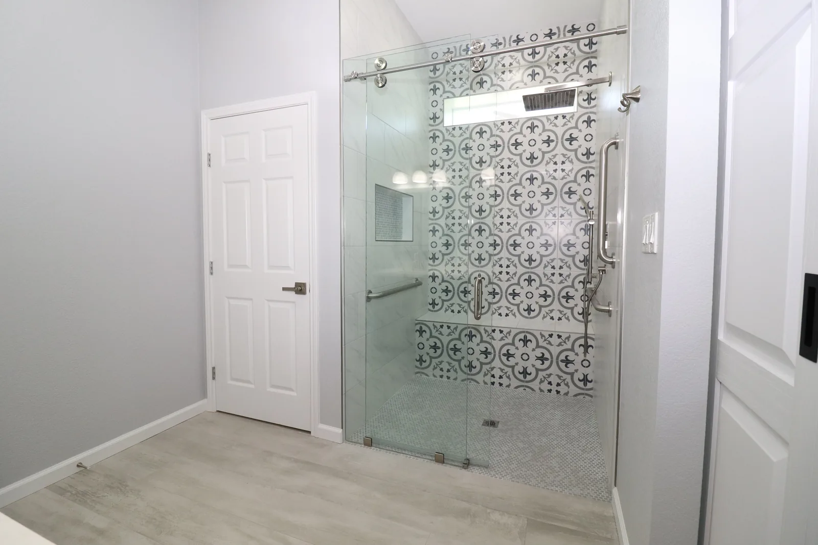 Finished custom room addition interior in Manvel, TX