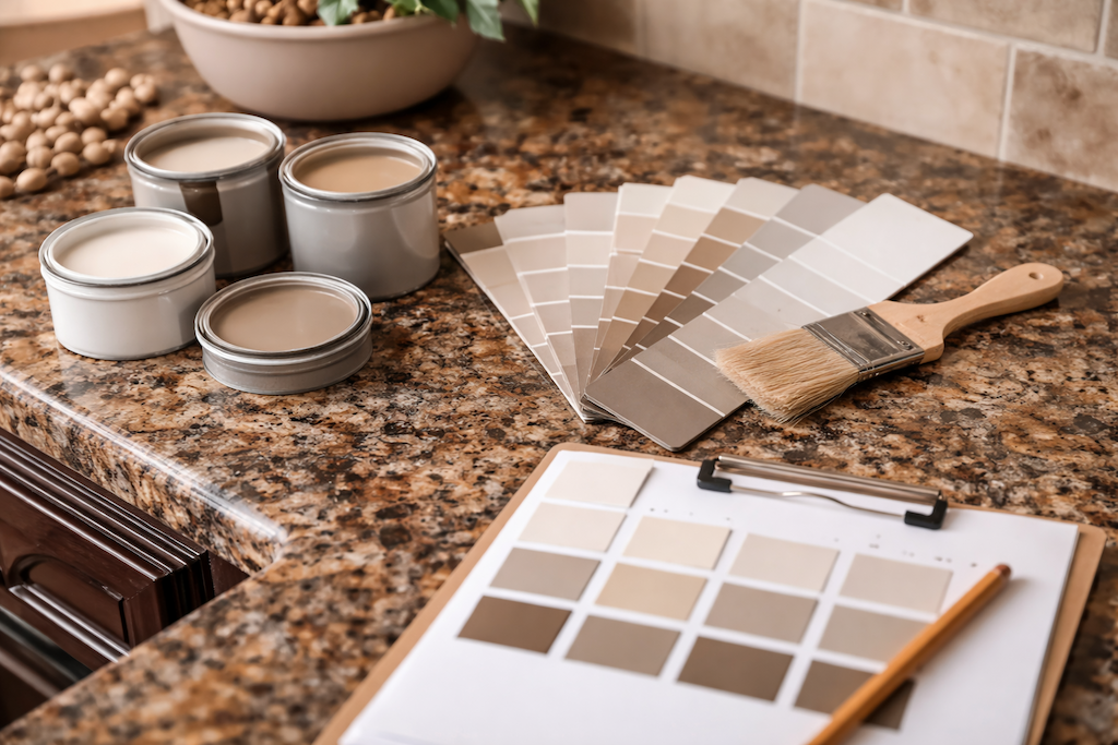 brown granite countertops and paint colors Brown granite countertops and paint colors